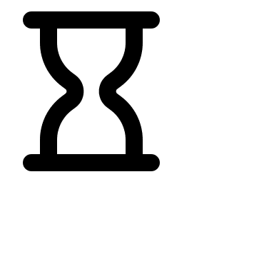 16-Pixel Hourglass Symbol (Octicons) Free Open-Source SVG Icon (Octicons)