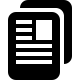 Left-to-Right Articles Layout Free Open-Source SVG Icon