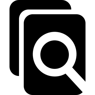 Right-to-Left Articles Search Free Open-Source SVG Icon (OOUI)