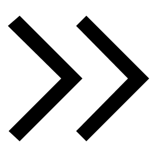 Double Chevron End Left to Right (OOUI) Free Open-Source SVG Icon (OOUI)