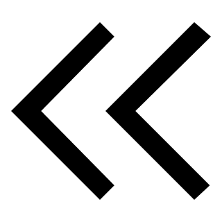 Double Chevron End Right-To-Left (OOUI) Free Open-Source SVG Icon (OOUI)