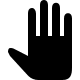 Hand Gesture Free Open-Source SVG Icon