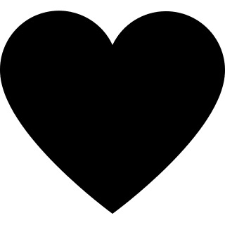 Heart Symbol Free Open-Source SVG Icon (OOUI)