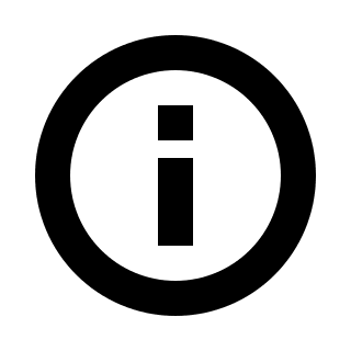 Information Symbol Free Open-Source SVG Icon (OOUI)