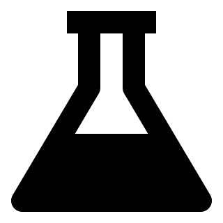 Laboratory Flask Free Open-Source SVG Icon (OOUI)