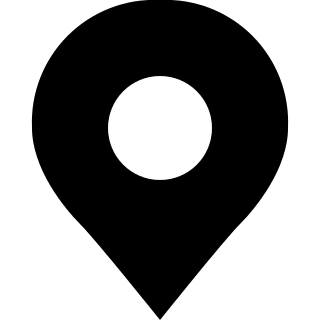 Map Pin Marker Free Open-Source SVG Icon (OOUI)