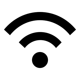 Network Connection Free Open-Source SVG Icon (OOUI)