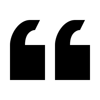 Left Quotation Marks (OOUI) Free Open-Source SVG Icon (OOUI)