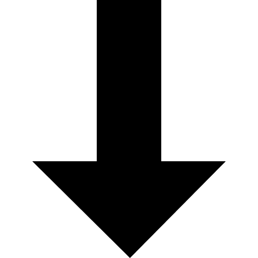 Thick Bottom Arrow (Open Iconic) Free Open-Source SVG Icon (Open Iconic)