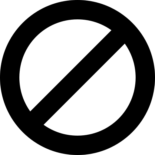 Ban Symbol Free Open-Source SVG Icon (Open Iconic)