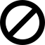 Ban Symbol Free Open-Source SVG Icon