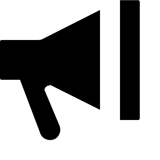 Bullhorn Megaphone Free Open-Source SVG Icon (Open Iconic)