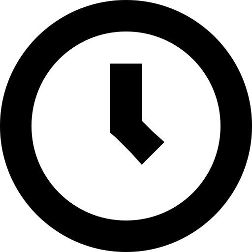 Clock Timepiece Free Open-Source SVG Icon (Open Iconic)