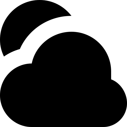 Cloudy Weather (Open Iconic) Free Open-Source SVG Icon (Open Iconic)