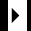 Collapse Right Arrow (Open Iconic) Free Open-Source SVG Icon