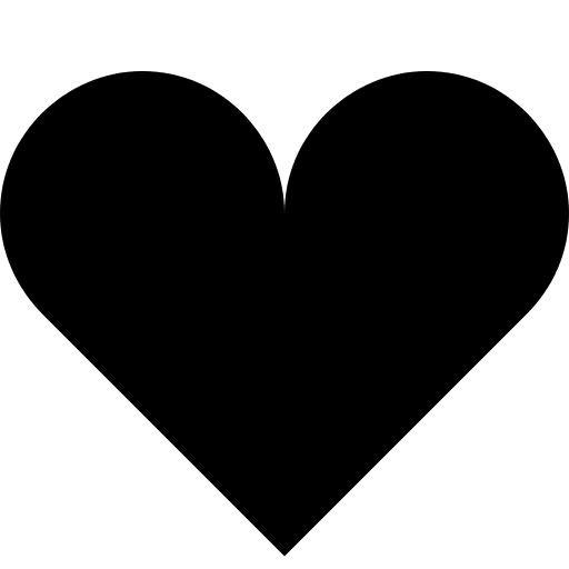 Heart Symbol Free Open-Source SVG Icon (Open Iconic)