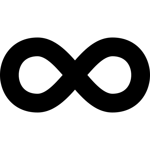 Infinity Symbol Free Open-Source SVG Icon (Open Iconic)