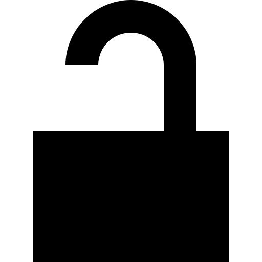 Unlocked Lock (Open Iconic) Free Open-Source SVG Icon (Open Iconic)