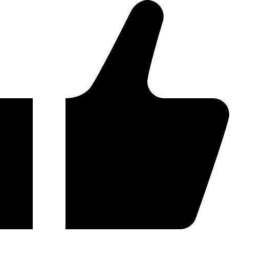 Thumbs Up Gesture Free Open-Source SVG Icon (Open Iconic)