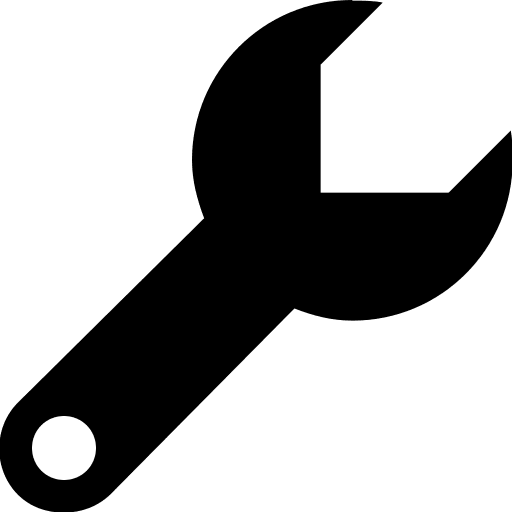 Wrench Tool Free Open-Source SVG Icon (Open Iconic)