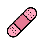 Adhesive Bandage Free Open-Source SVG Icon