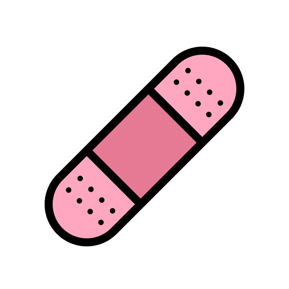 Adhesive Bandage Free Open-Source SVG Icon (OpenMoji)