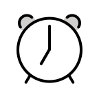 Alarm Clock Free Open-Source SVG Icon