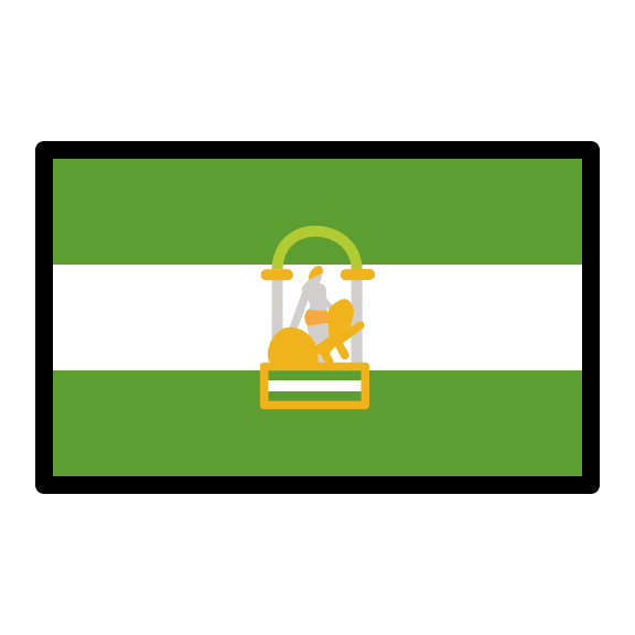 Andalusia Flag Free Open-Source SVG Icon (OpenMoji)