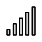 Antenna Signal Bars (OpenMoji) Free Open-Source SVG Icon