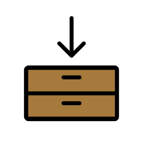 Archive Storage Box Free Open-Source SVG Icon (OpenMoji)