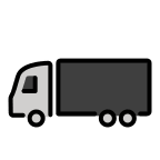 Articulated Lorry Free Open-Source SVG Icon