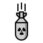 Atom Bomb Free Open-Source SVG Icon