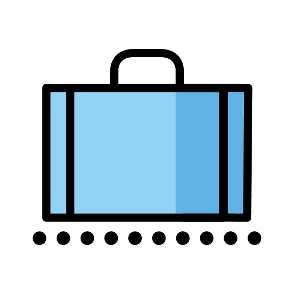 Baggage Claim Area Free Open-Source SVG Icon (OpenMoji)