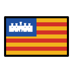 Balearic Islands Flag Free Open-Source SVG Icon