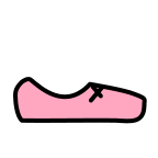 Ballet Shoes Free Open-Source SVG Icon