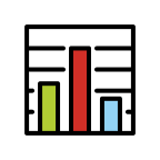 Bar Chart Visualization Free Open-Source SVG Icon