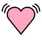 Beating Heart Symbol Free Open-Source SVG Icon