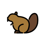 Beaver Animal Free Open-Source SVG Icon