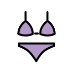 Bikini Swimwear Free Open-Source SVG Icon