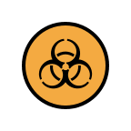 Biohazard Symbol Free Open-Source SVG Icon