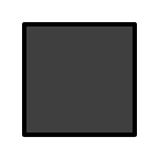 Black Large Square (OpenMoji) Free Open-Source SVG Icon