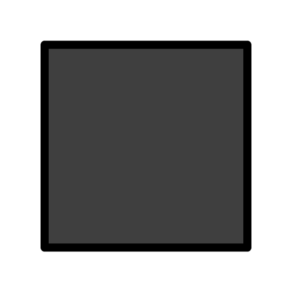 Black Large Square (OpenMoji) Free Open-Source SVG Icon (OpenMoji)