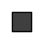 Black Medium Small Square Free Open-Source SVG Icon