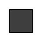 Black Medium Square (OpenMoji) Free Open-Source SVG Icon