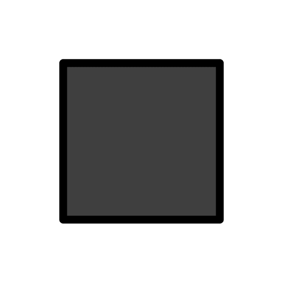 Black Medium Square (OpenMoji) Free Open-Source SVG Icon (OpenMoji)