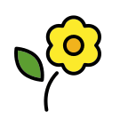 Blossom Flower Free Open-Source SVG Icon