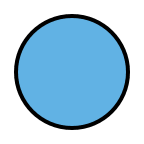 Blue Circle Symbol Free Open-Source SVG Icon