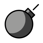 Bomb Symbol Free Open-Source SVG Icon