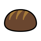 Bread Boule (OpenMoji) Free Open-Source SVG Icon