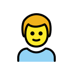 Boy Character Free Open-Source SVG Icon